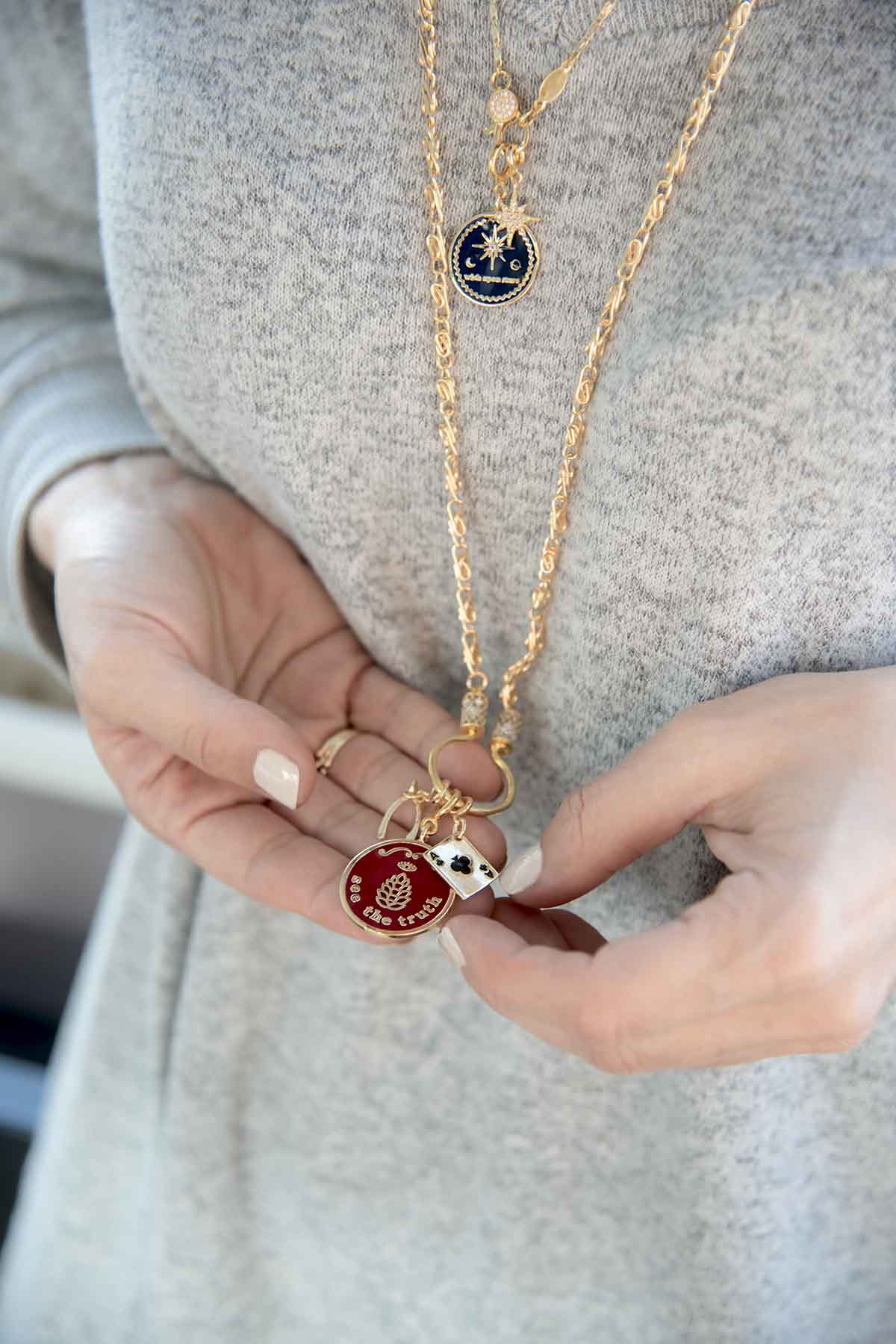 ACE OF CLUBS - İskambil Kartı Charm