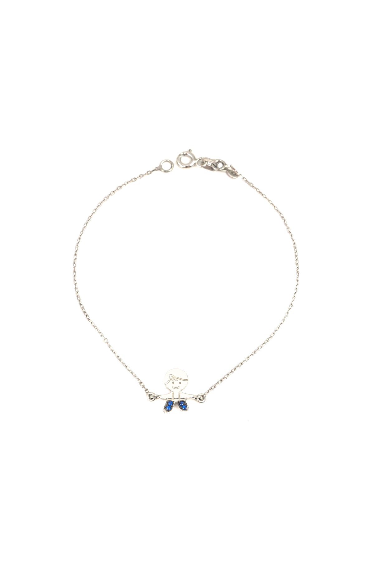 TINY BLUE PEPE - İnce Zincirli Bileklik