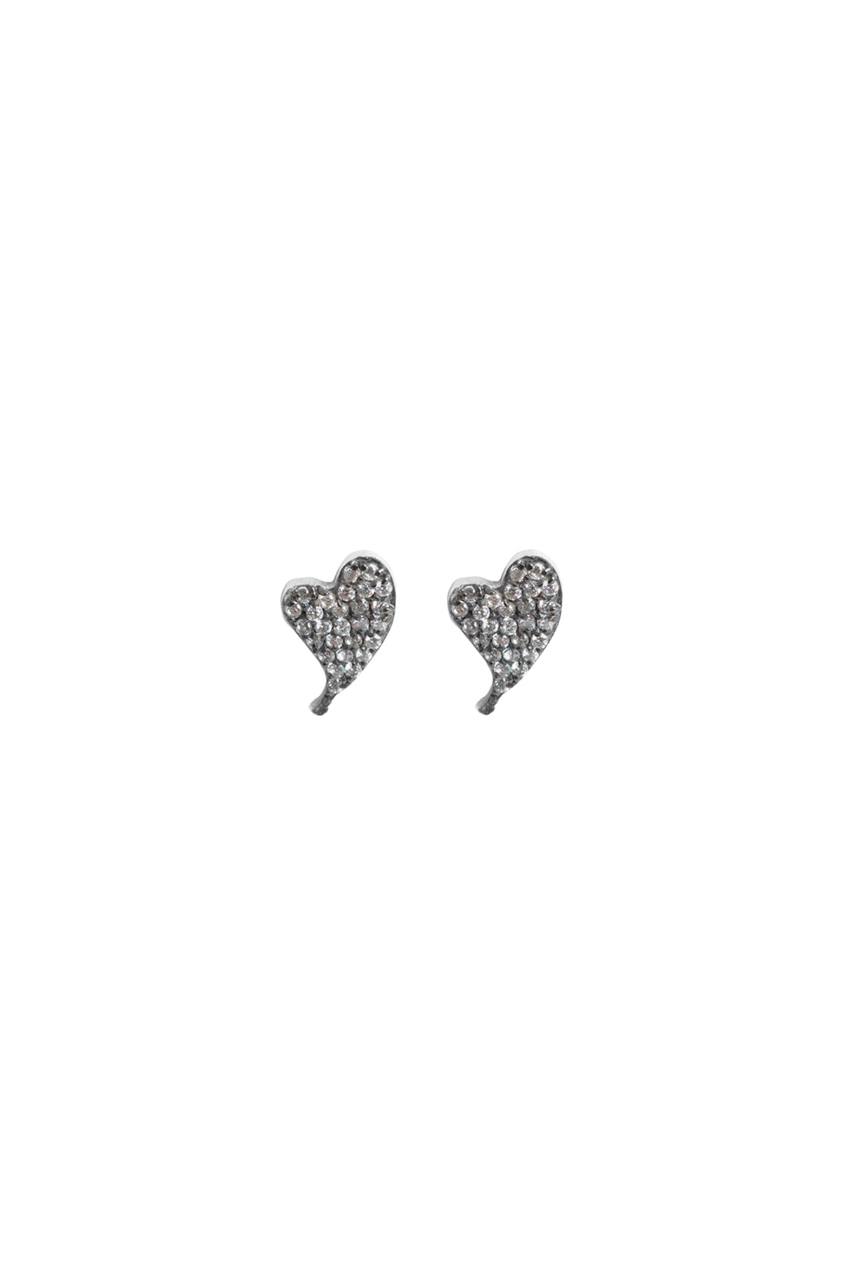 DIAMOND BEAT - Pırlantalı Kalp Küpe
