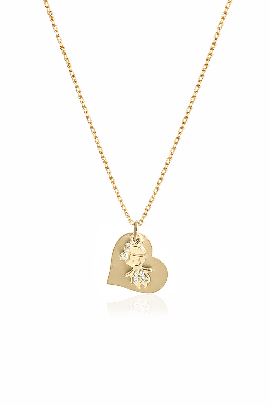 LOLA MINI HEART - Kalp Charm Kolye