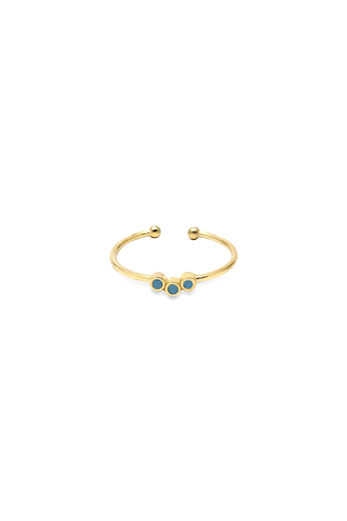 TRIA BLUE - Zirkon Yüzük