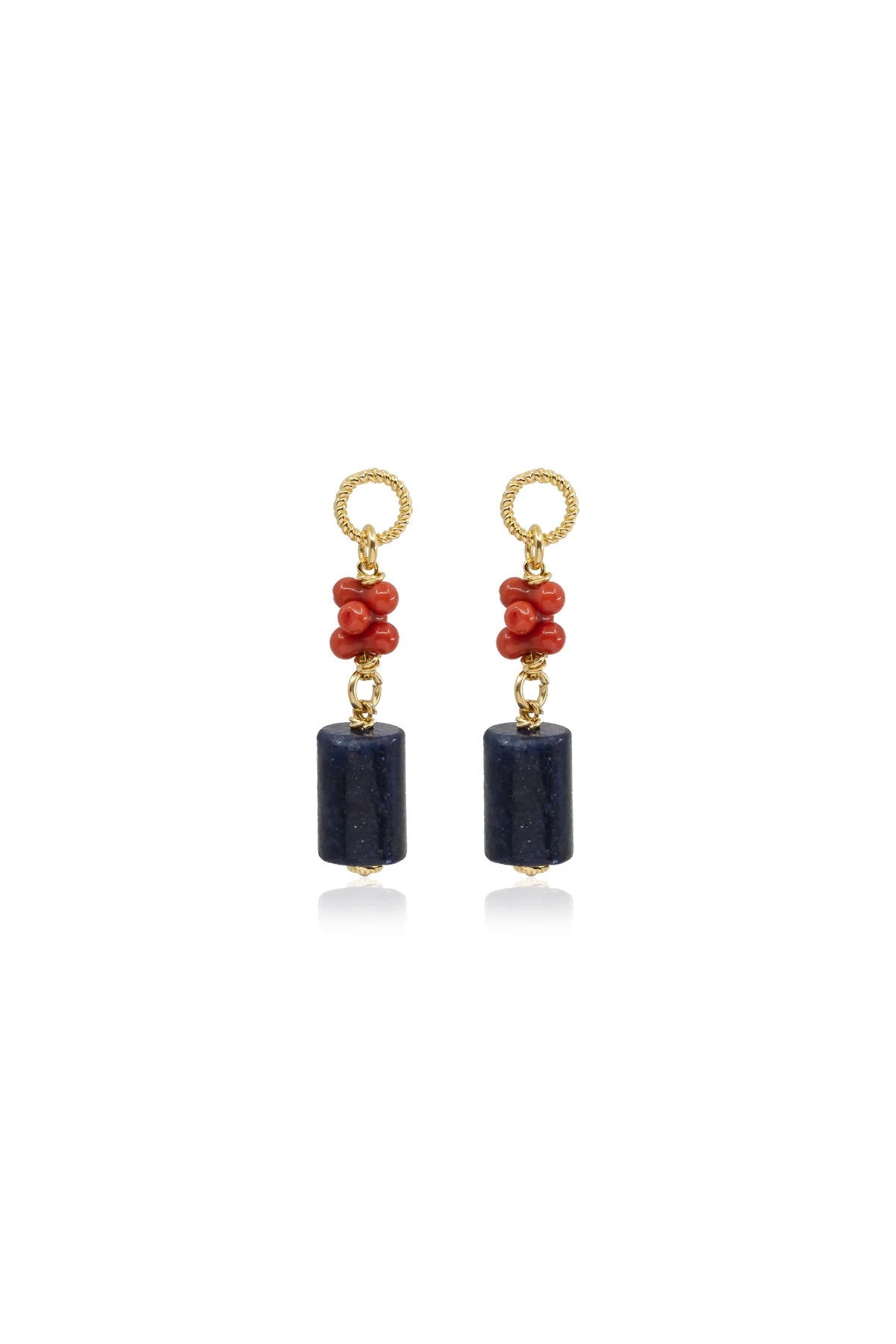 NAVY BLUE - Sallantılı Küpe