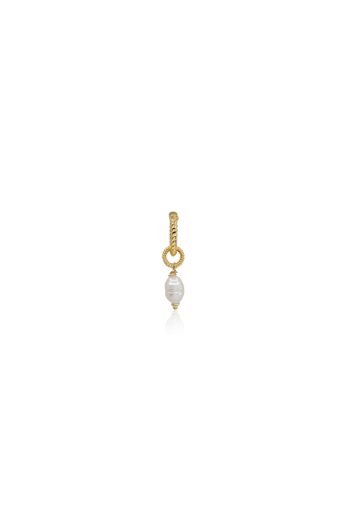 PEARLY - Sallantılı İnci Tek Küpe