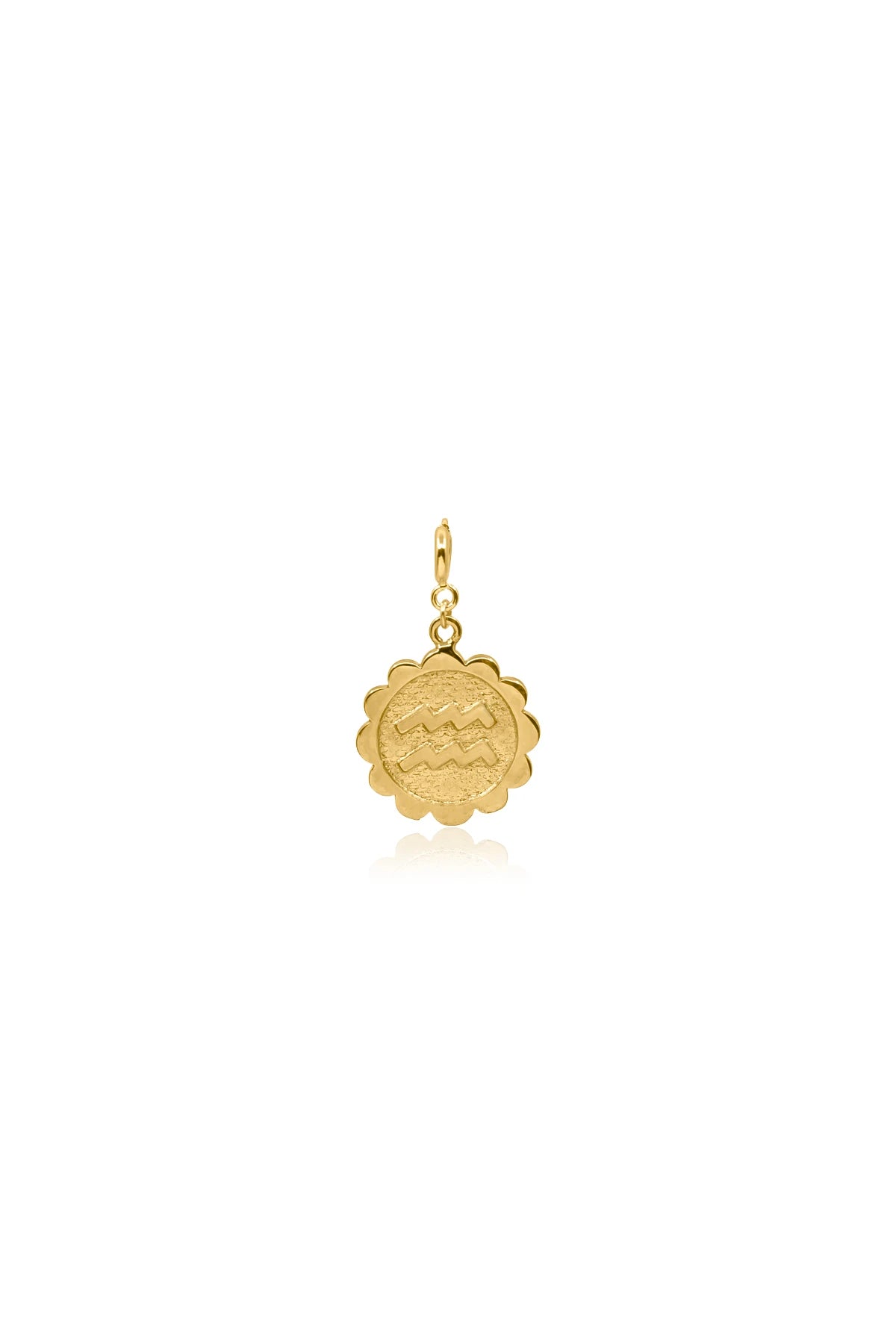 AQUARIUS - Kova Burcu Madalyon Charm