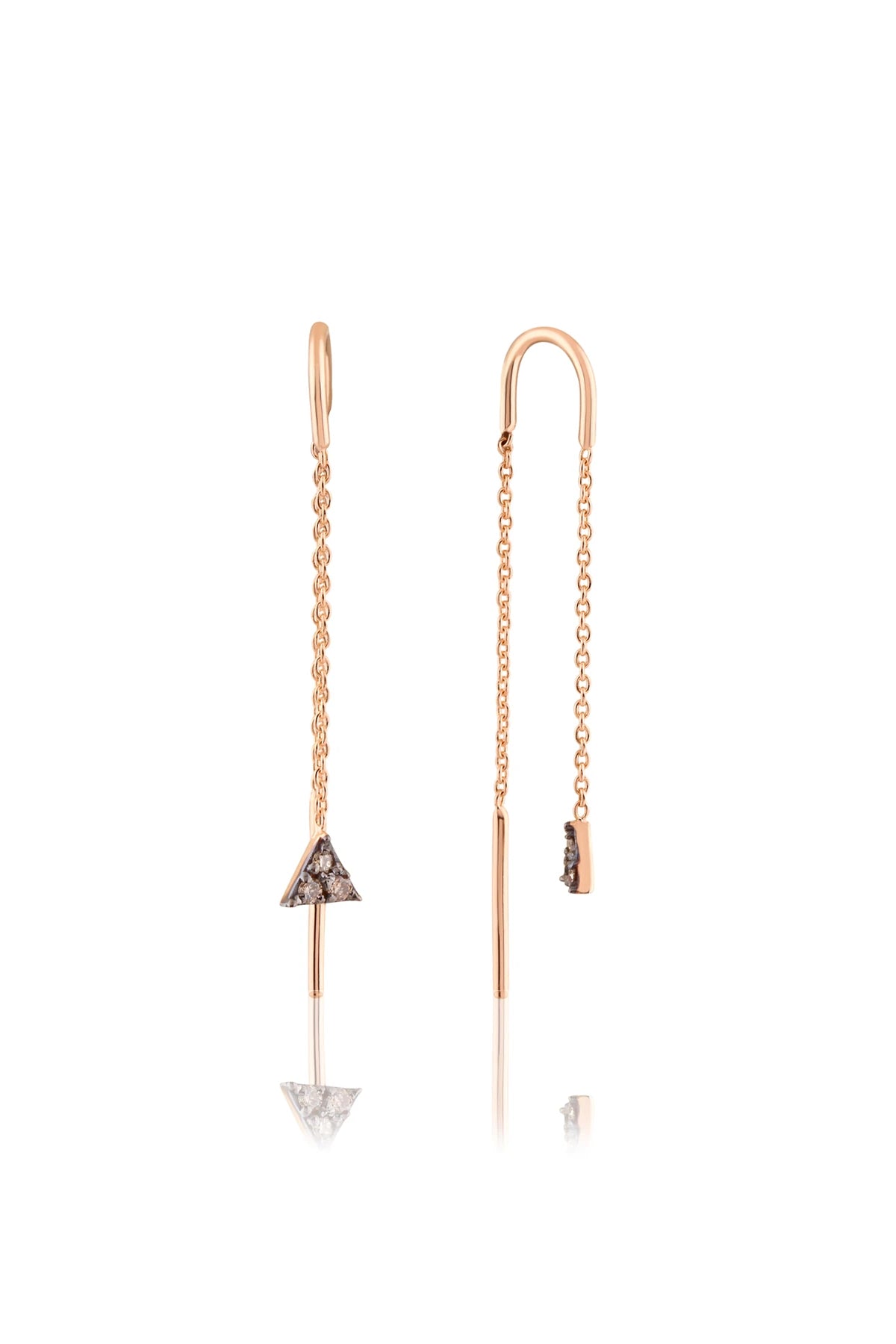 SUNCATCHER - 14K Zincir Küpe