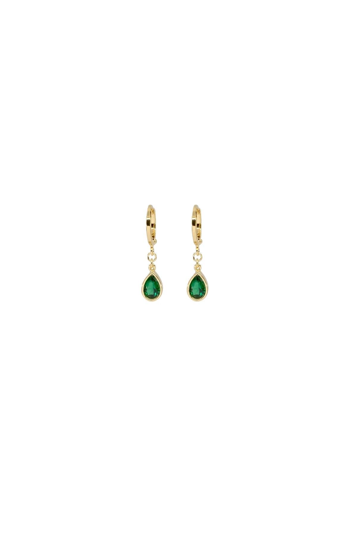 ANGELINA - Emerald - Yeşil Zirkon Küpe