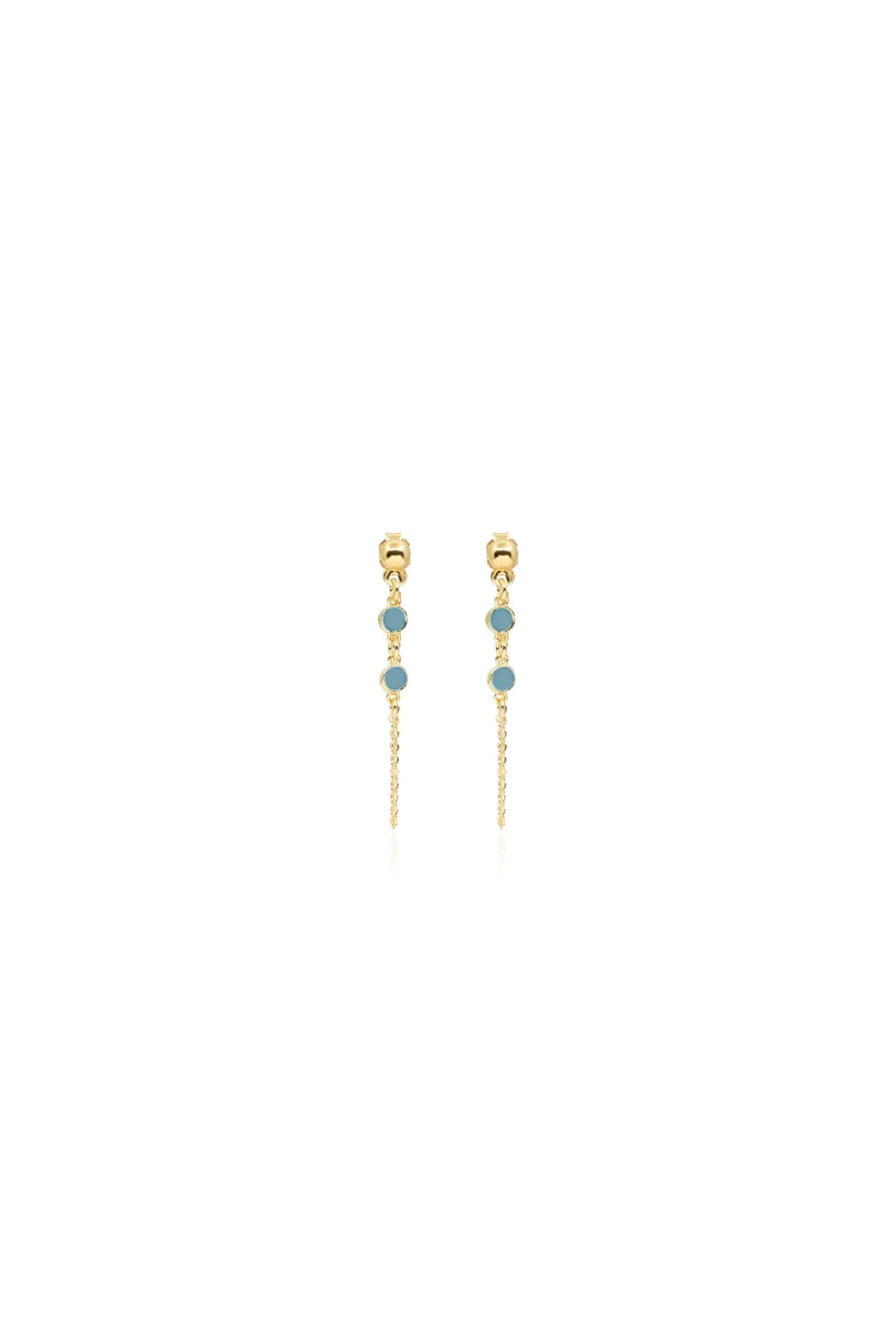 RITA - Turquoise - Zirkon Küpe