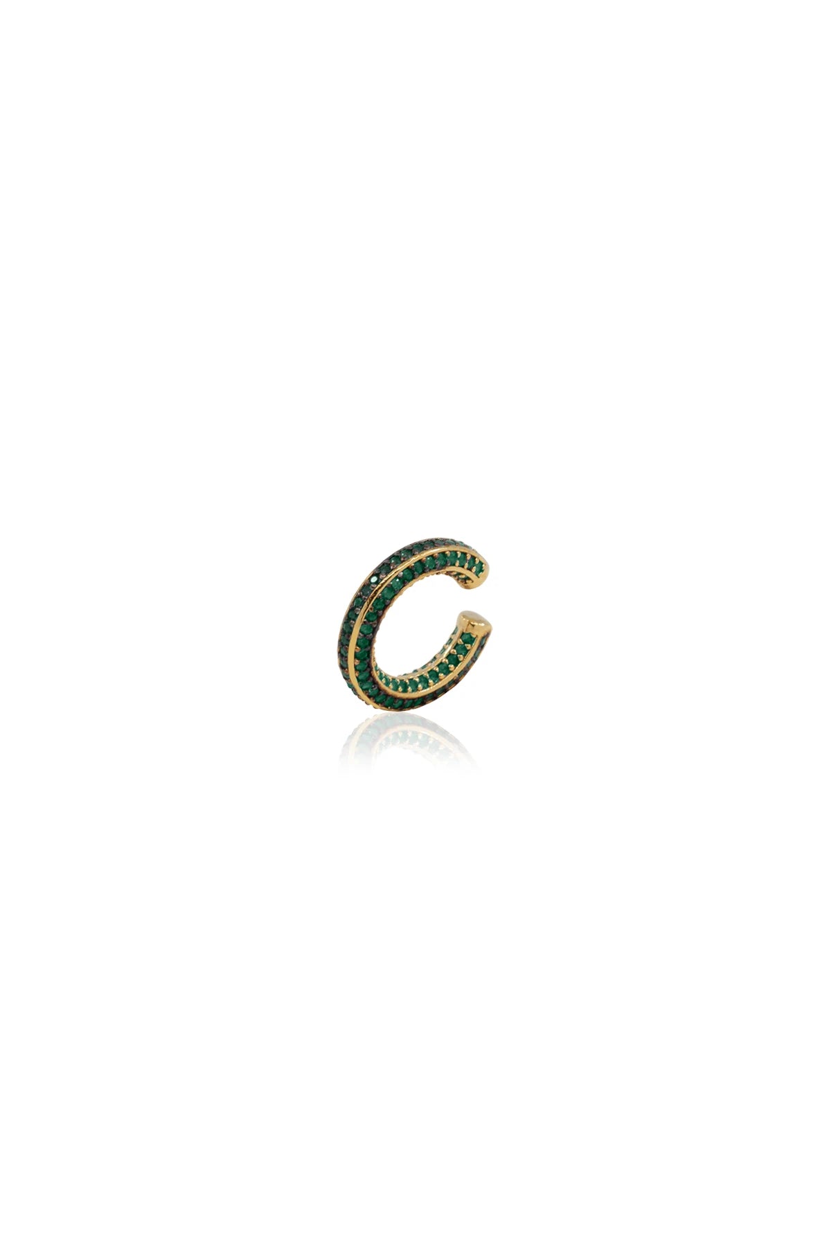 STONY EMERALD - Zirkon Earcuff