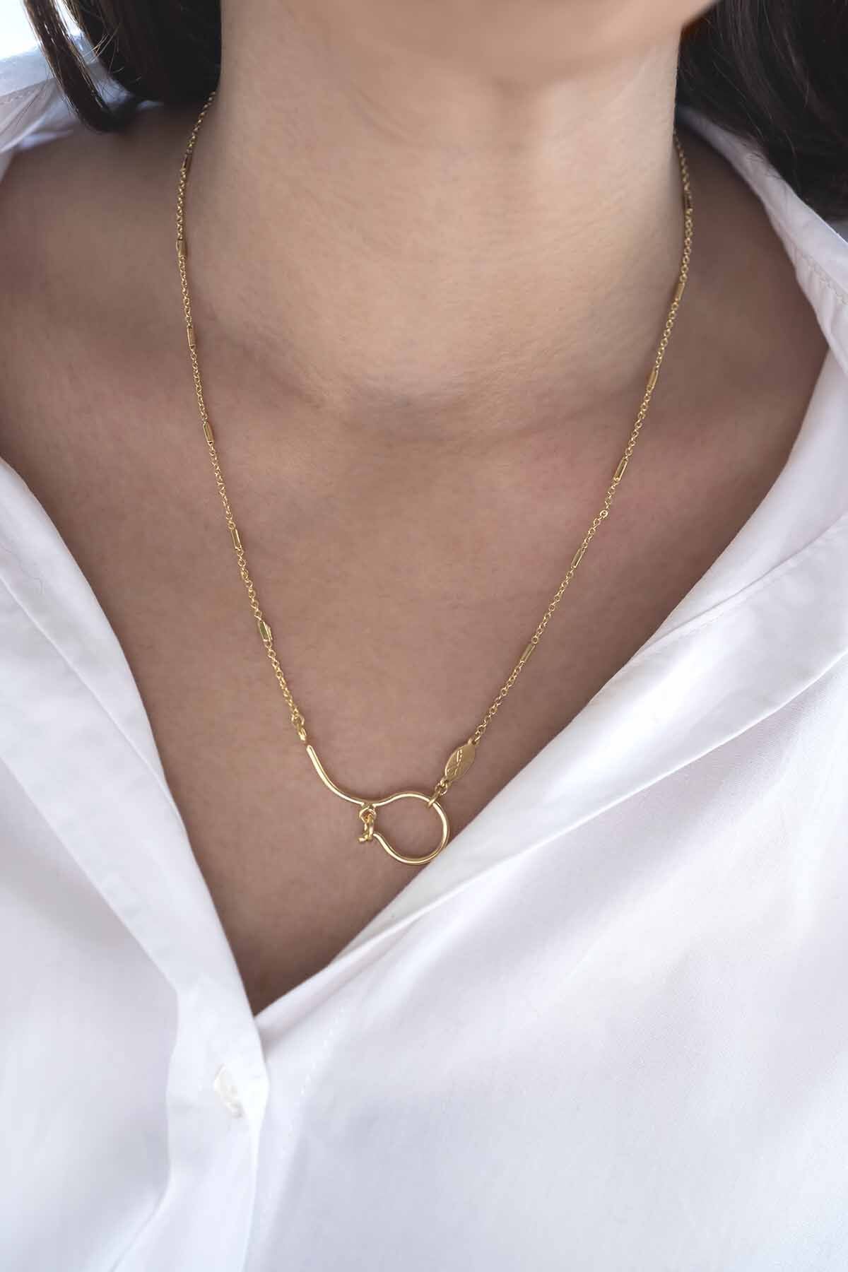SIGN - Cable Link - Zincir Charm Kolyesi