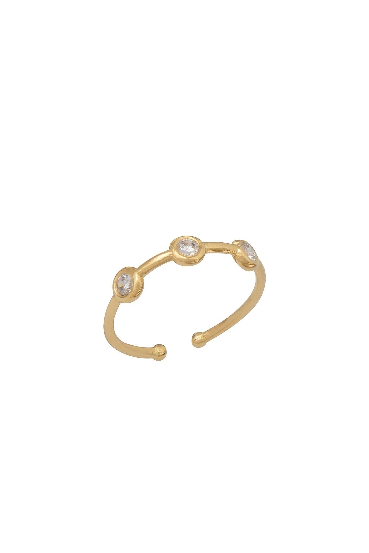 TROIA - Üç Taşlı Yüzük