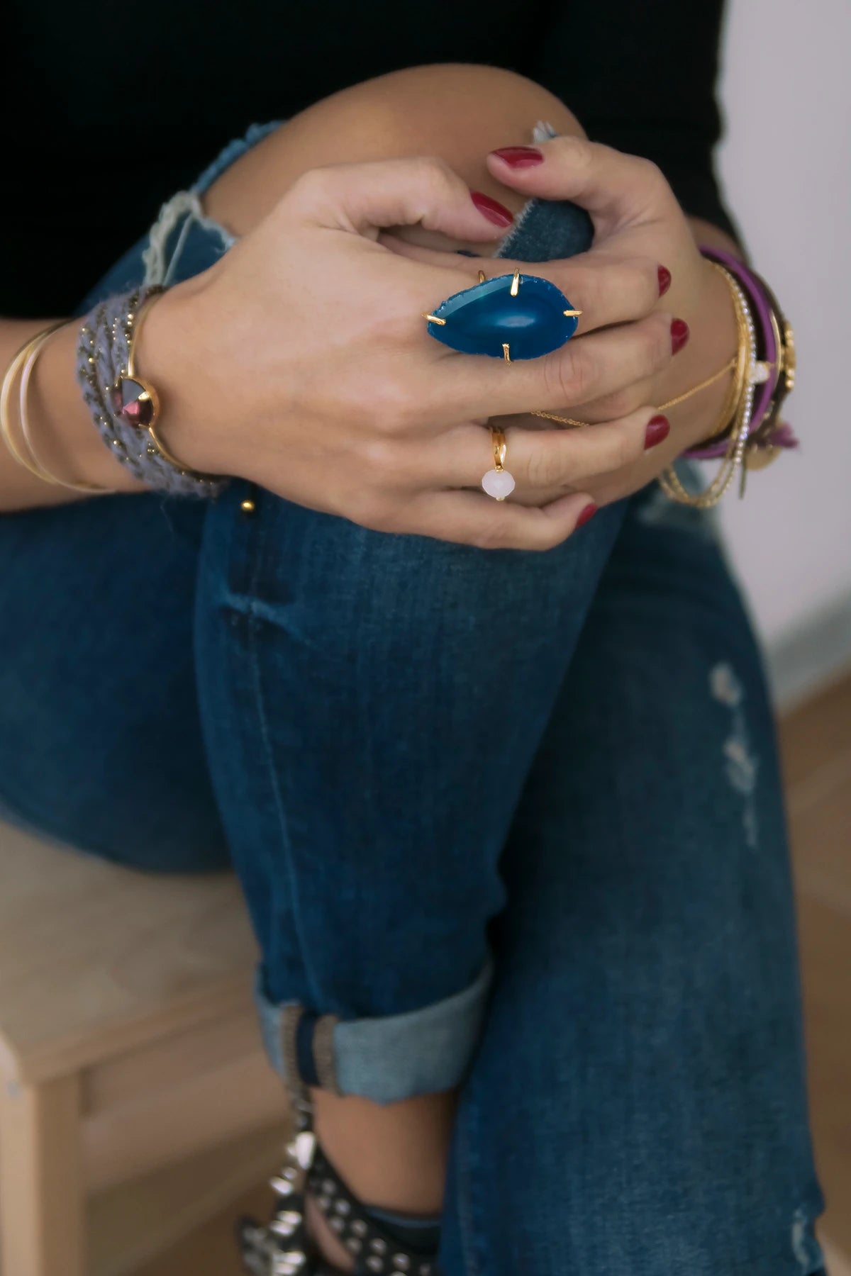 NATURAL BLUE - Doğaltaşlı Yüzük