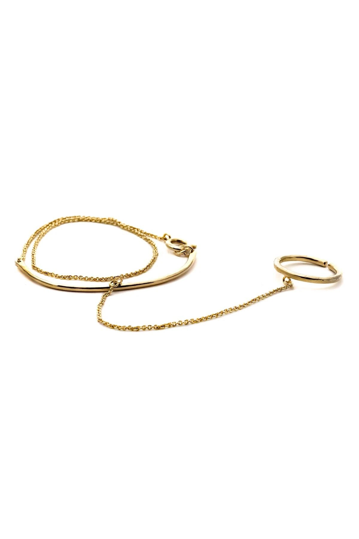 GOLDEN CUFF RING - Şahmaran