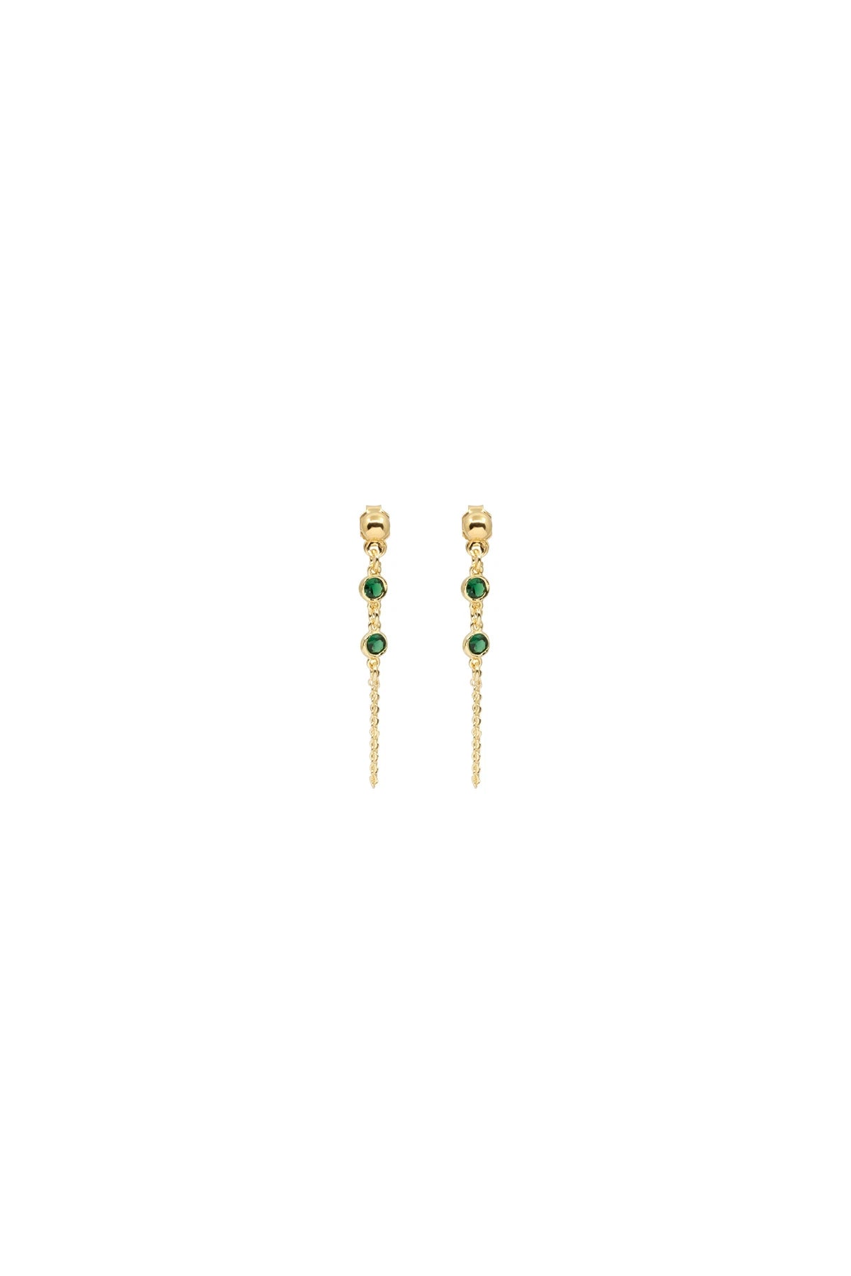 RITA - Emerald -Zümrüt Zirkon Küpe