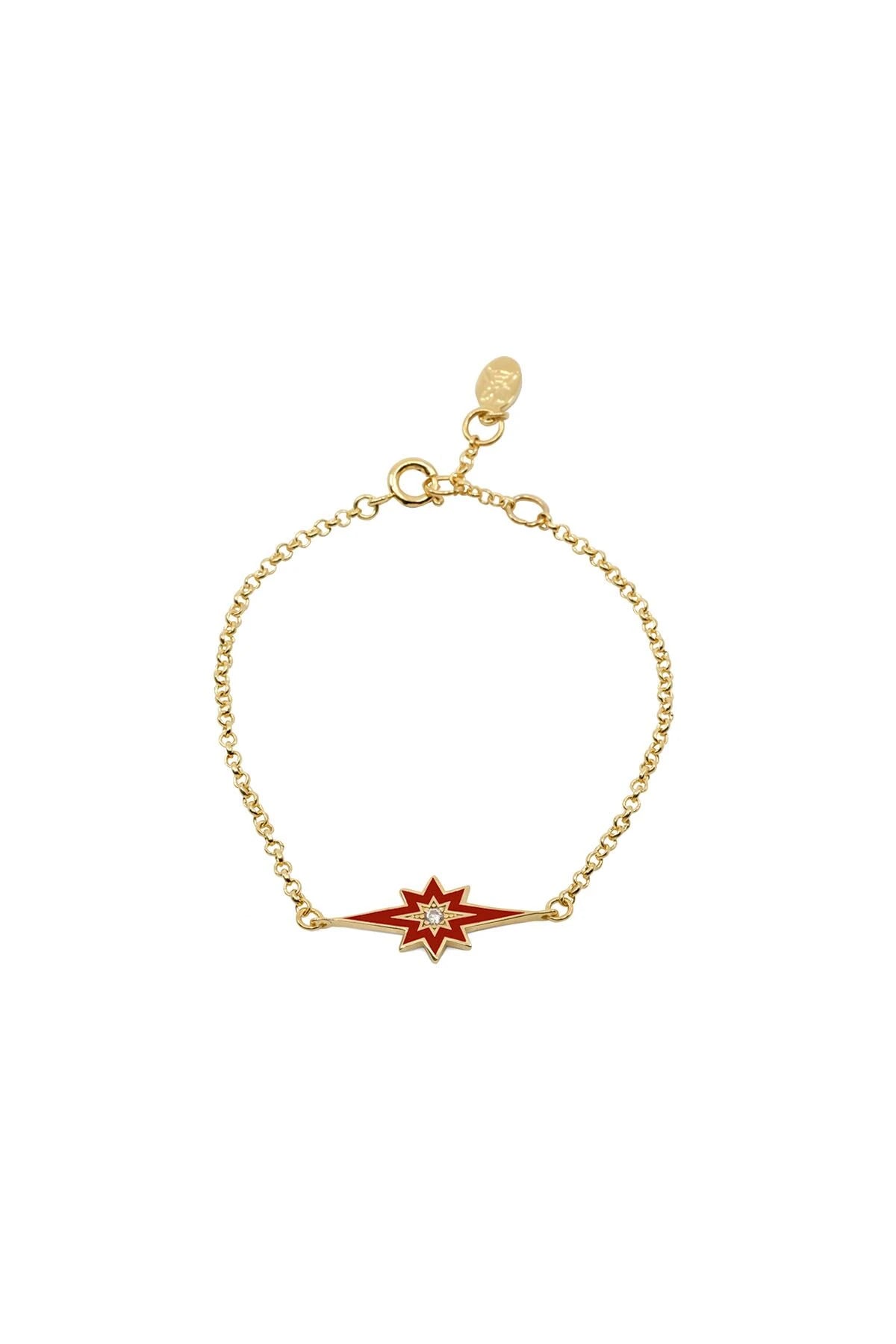 SPARKLE - RED - Yıldız Bileklik