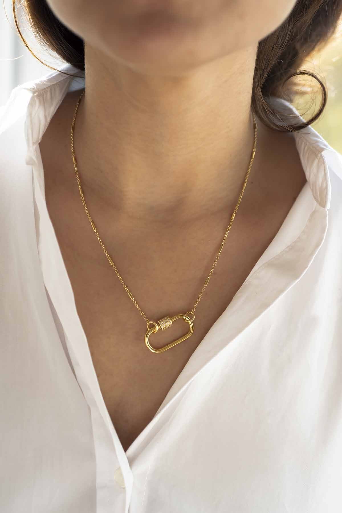 CARABINA - Cable Link - Charm Kolyesi