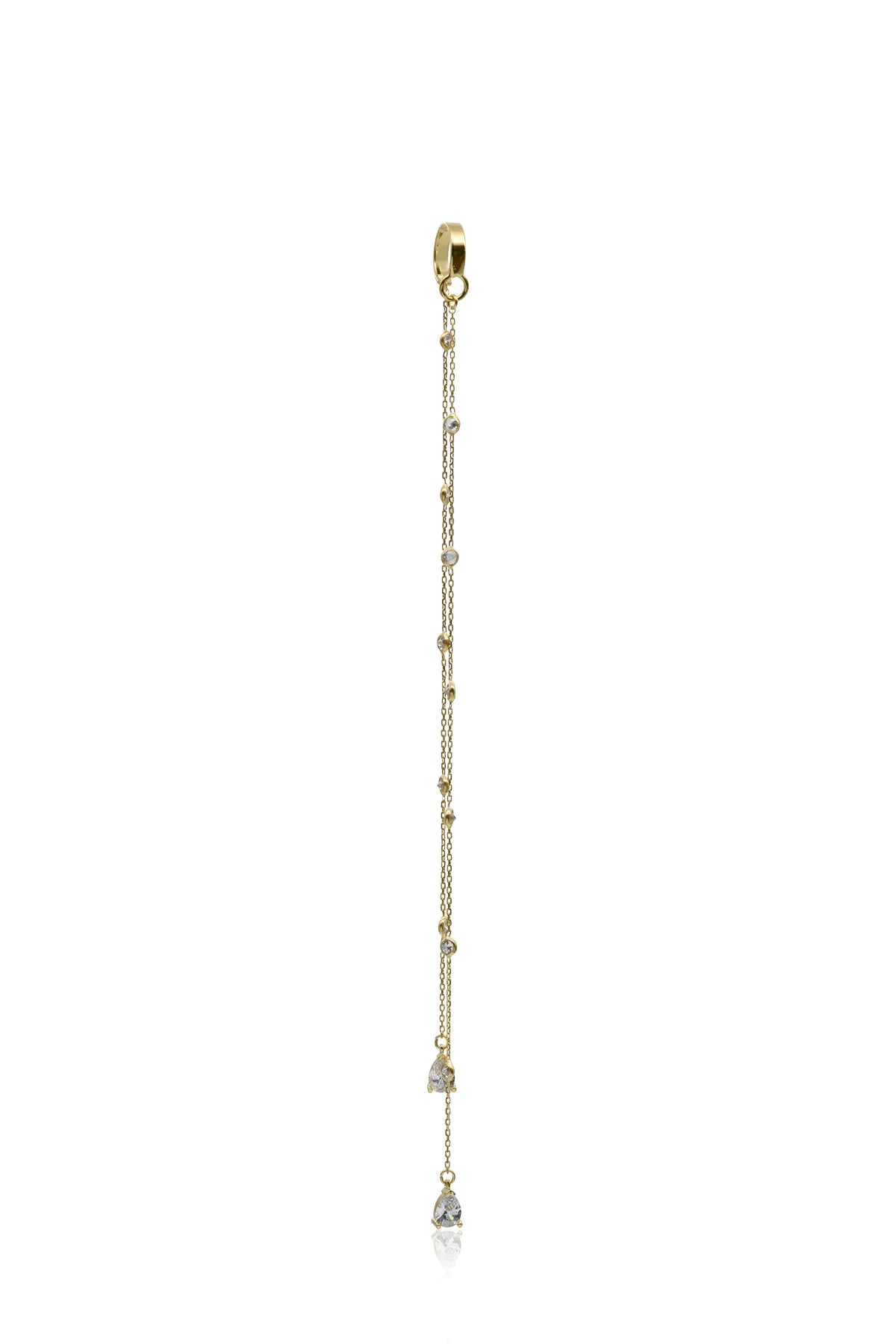 VALERIA-Zirkon Zincirli Earcuff