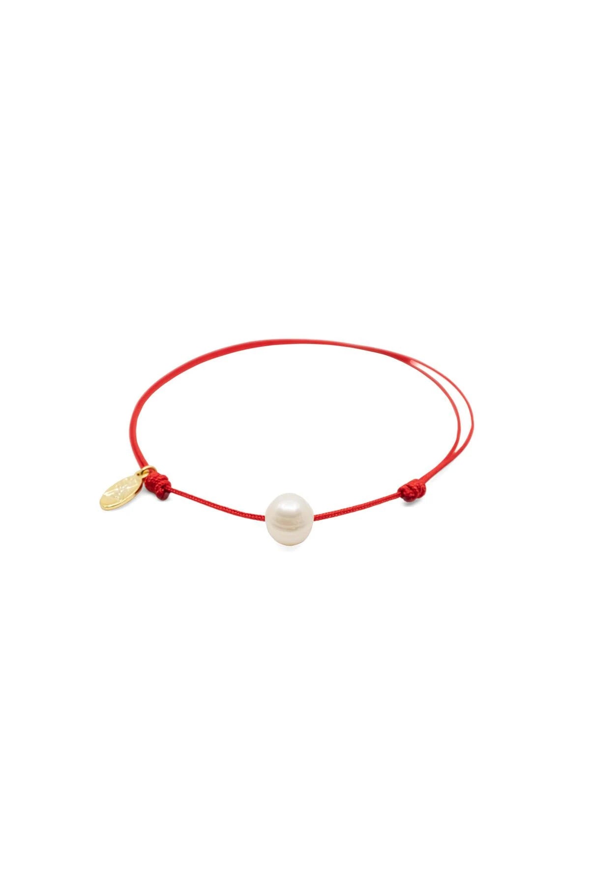 SINGLE PEARL - White - İncili İp Bileklik