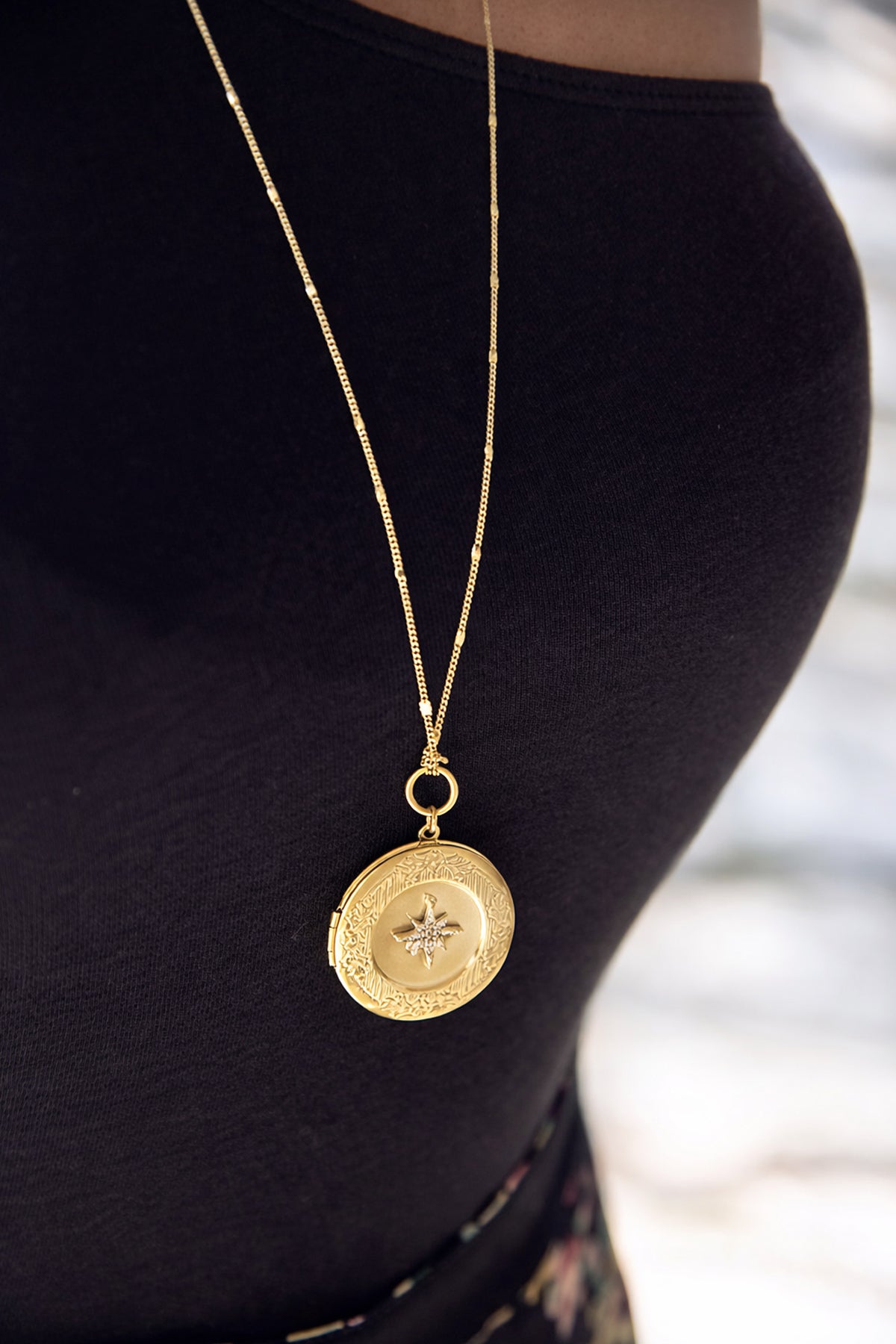 LOCKET -  Resimlik Madalyon Kolye