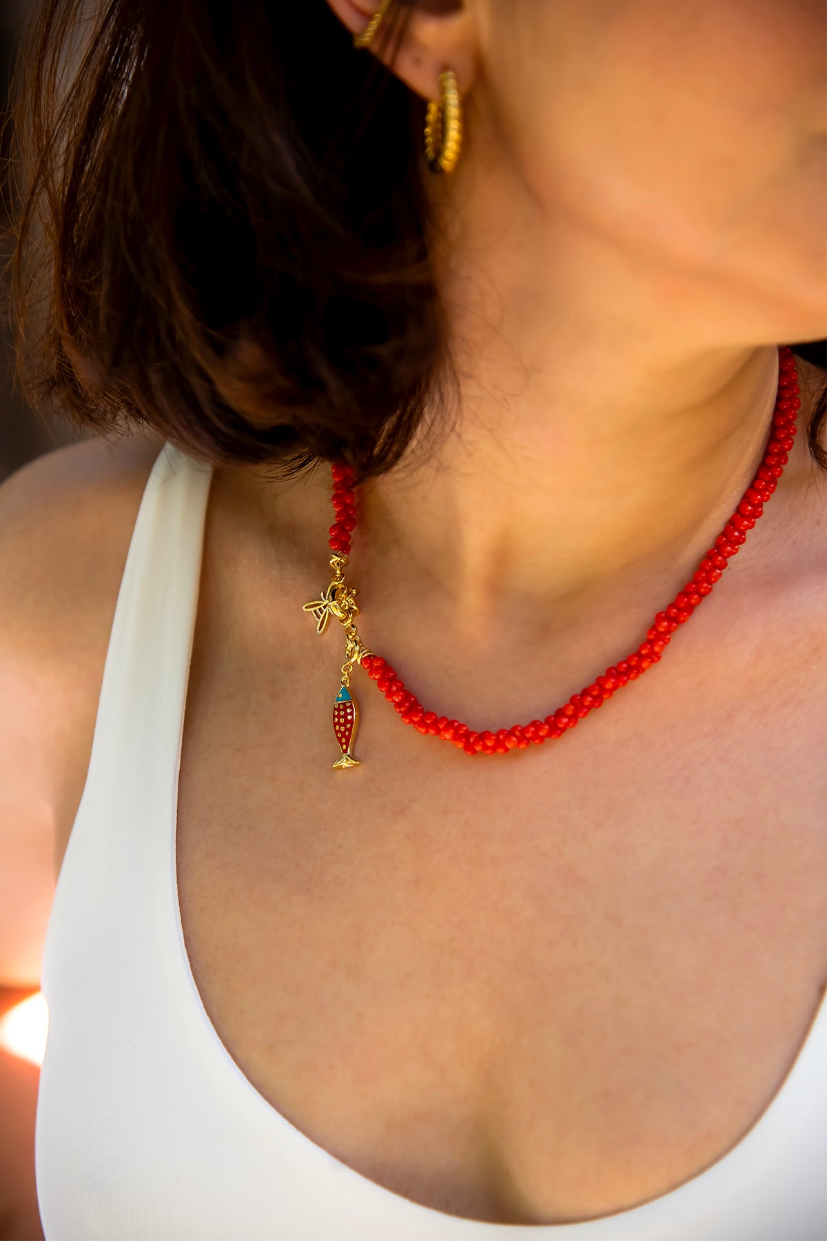 RED - Mercan Kolye