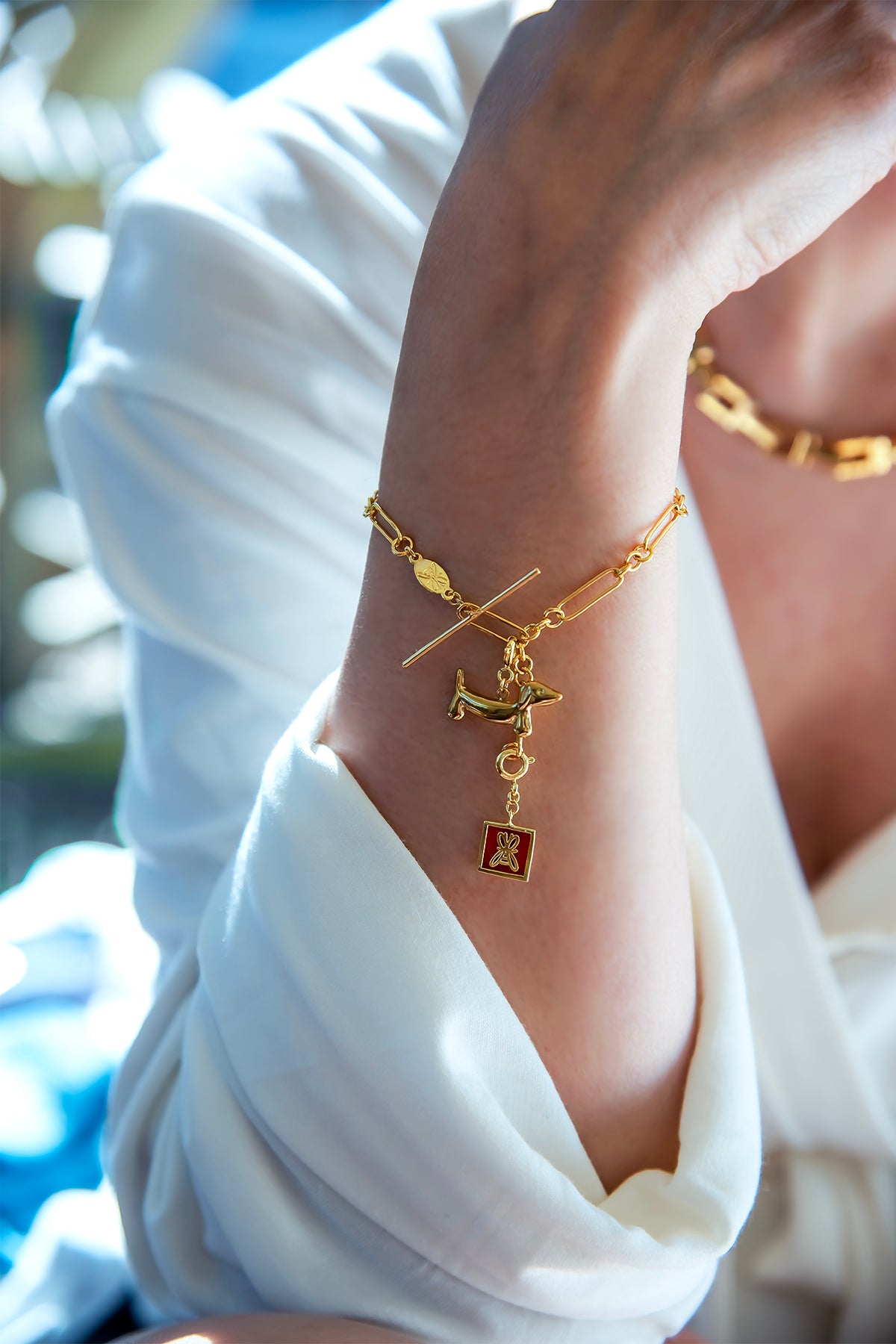 PIVOT T-BAR - Charm Bileklik