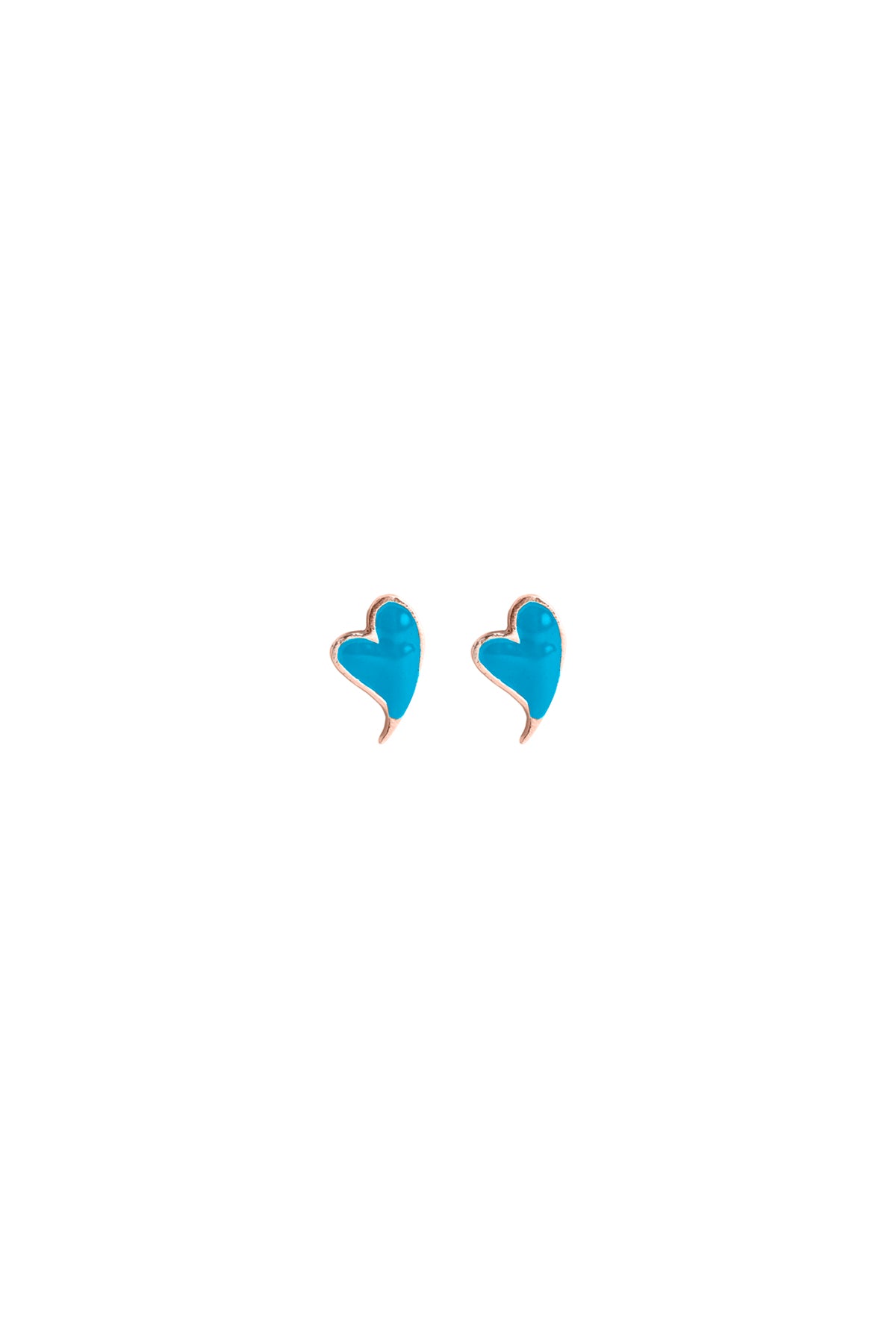 BLUE HEARTBEAT - Mavi Mineli Küpe