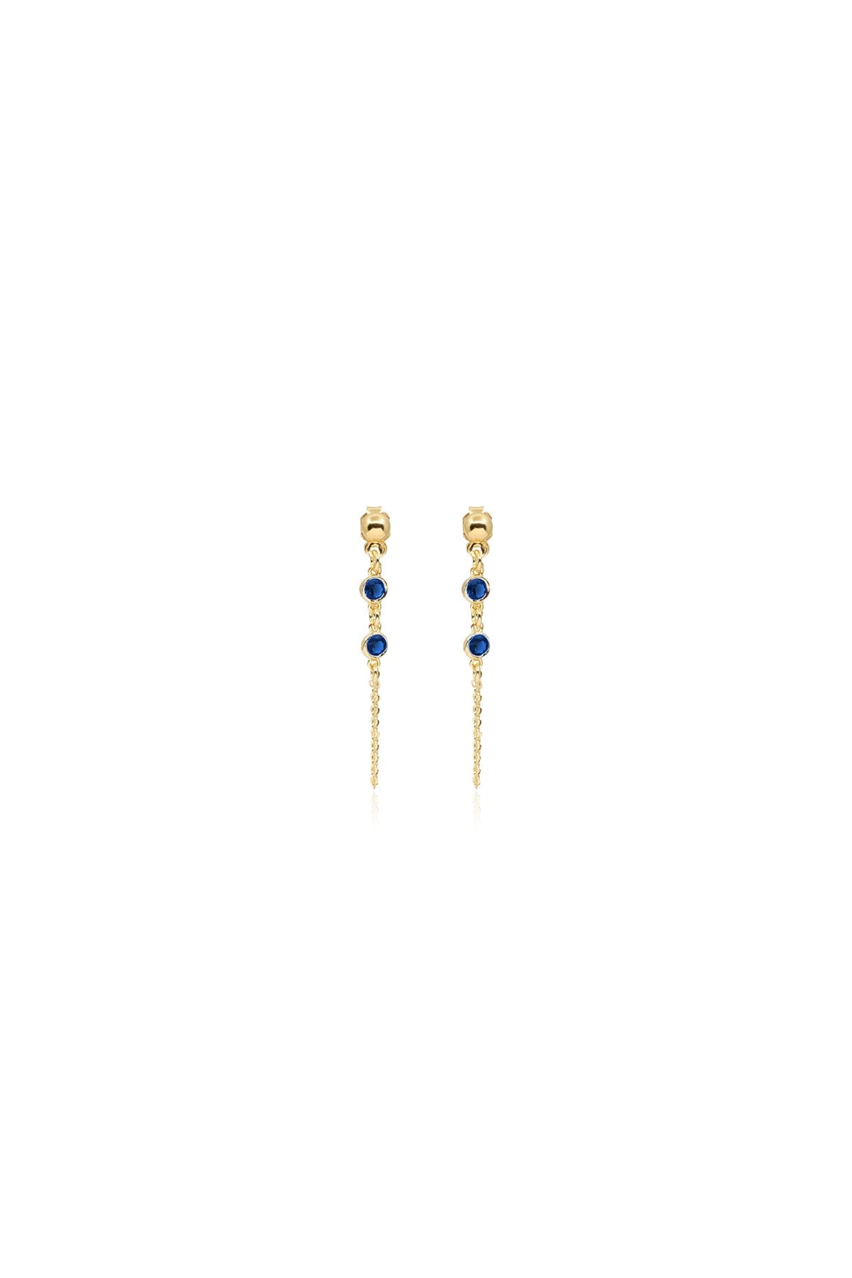 RITA - Sapphire - Zirkon Küpe