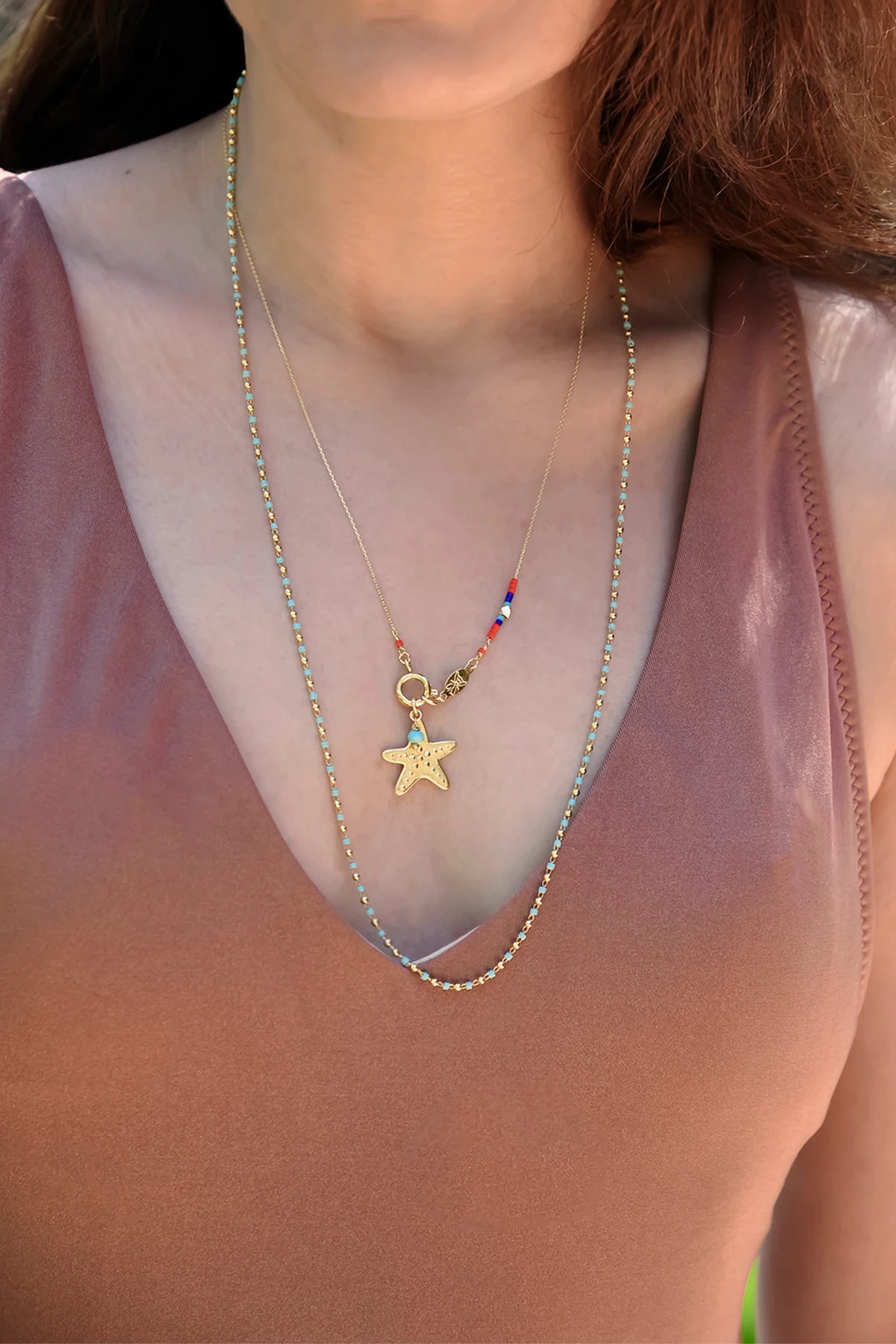 STARFISH - Renkli Deniz Yıldızı Kolye
