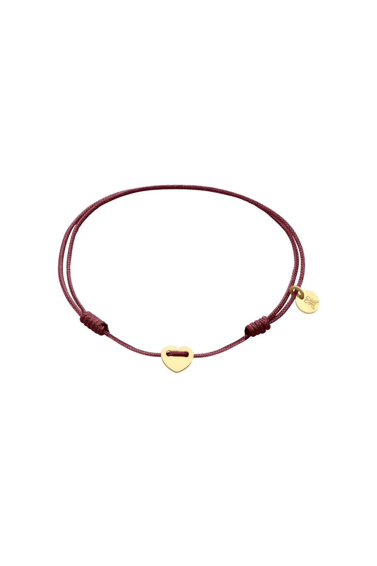 TINY LOVEFUL - BURGUNDY - İp Bileklik