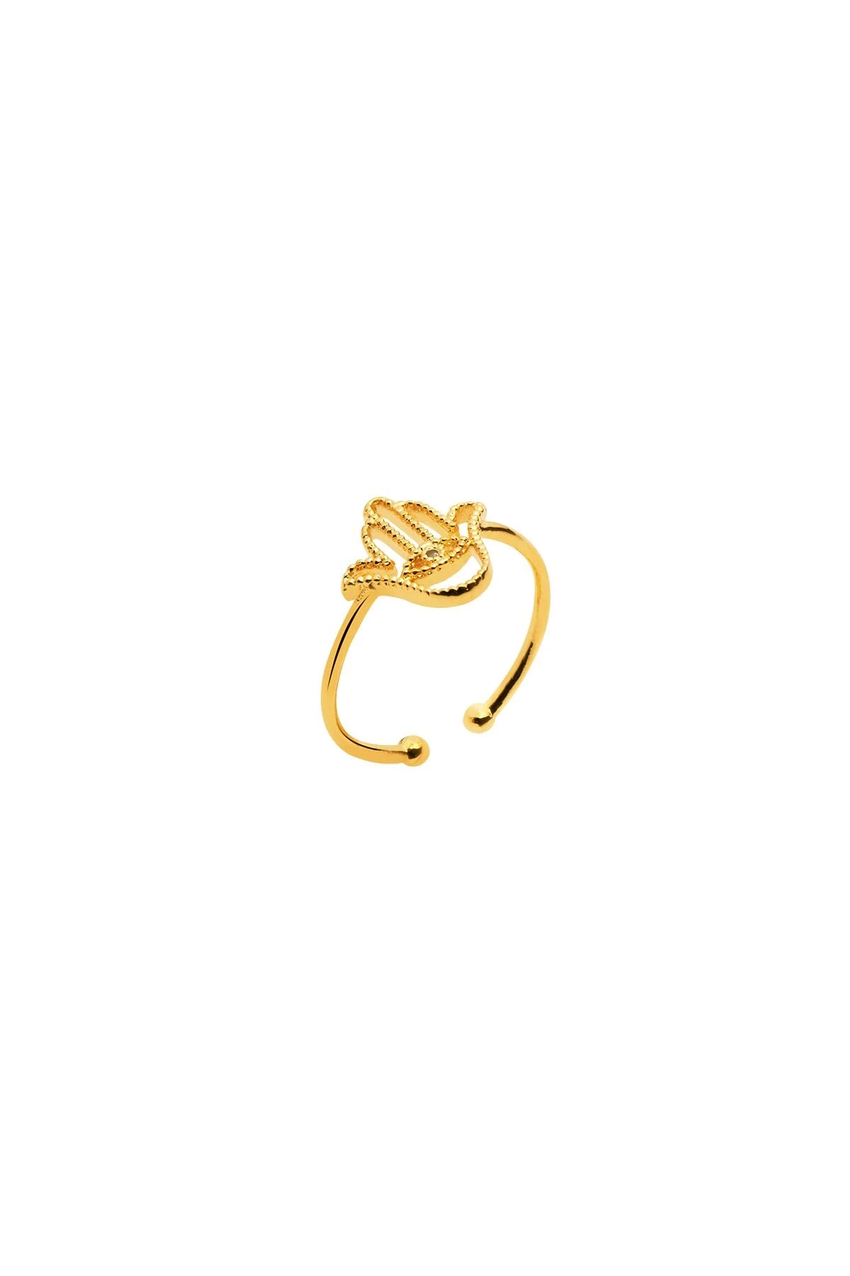 FATIMA GOLD - Ayarlanabilir Yüzük