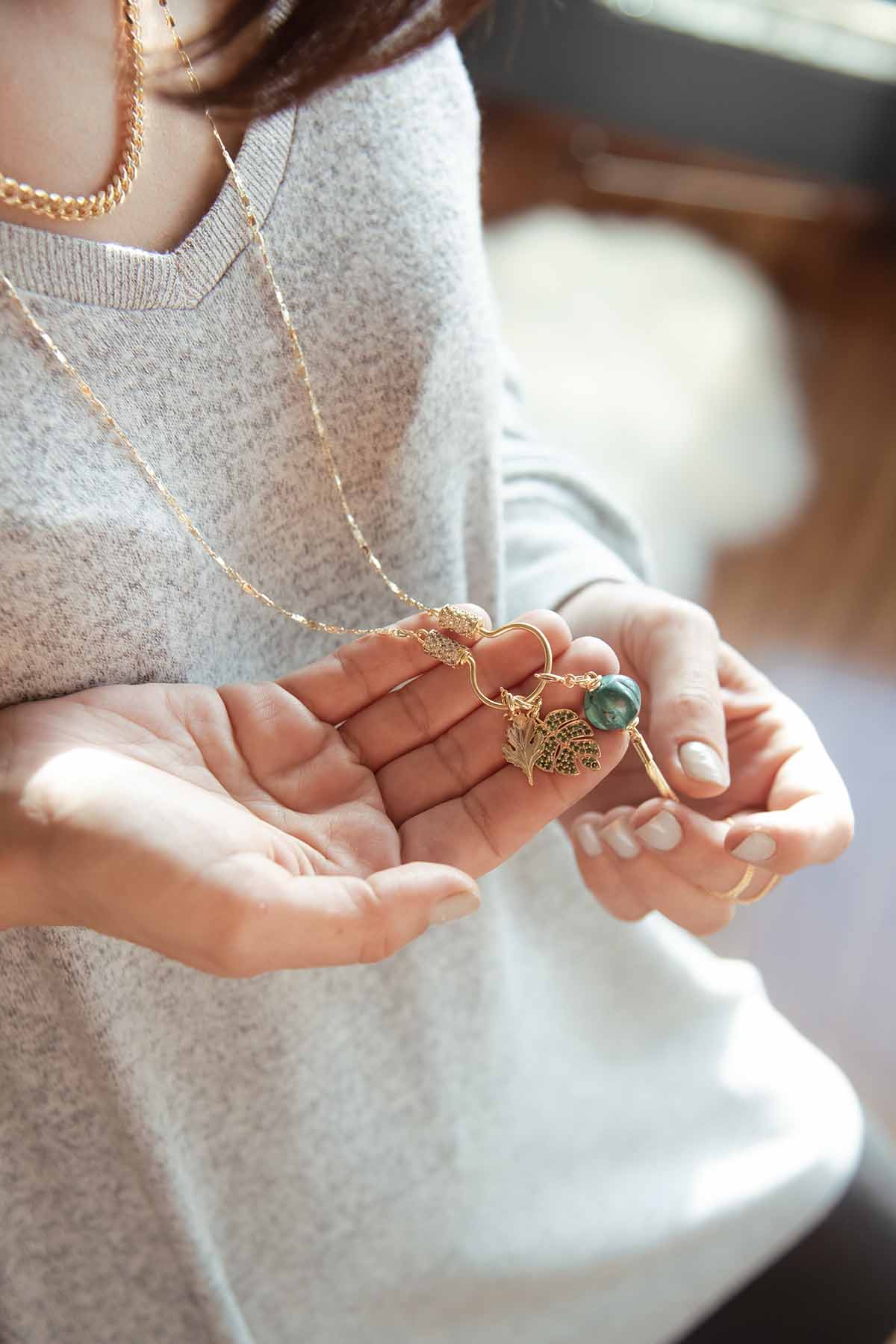 HIBISCUS - Yaprak Detaylı Charm