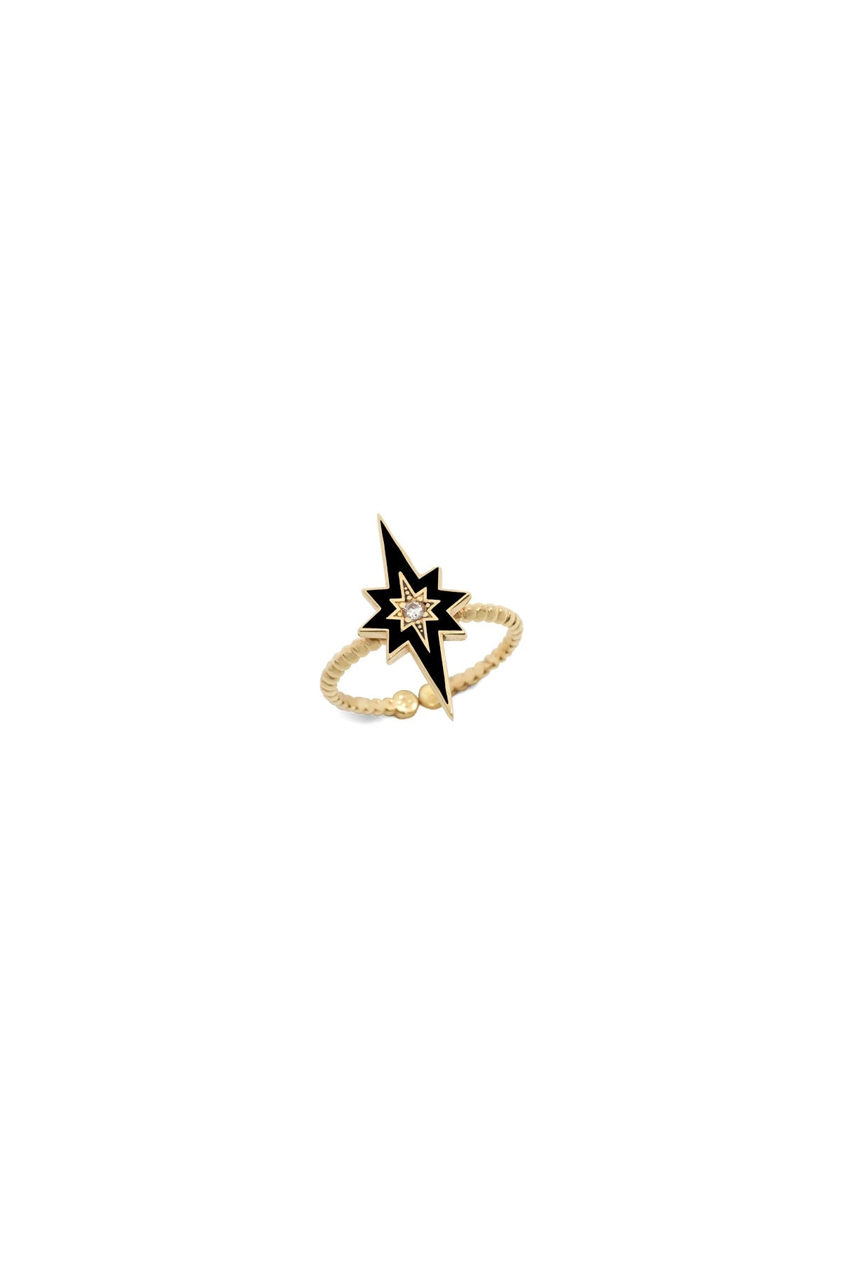 SPARKLE - BLACK - Yıldız Yüzük