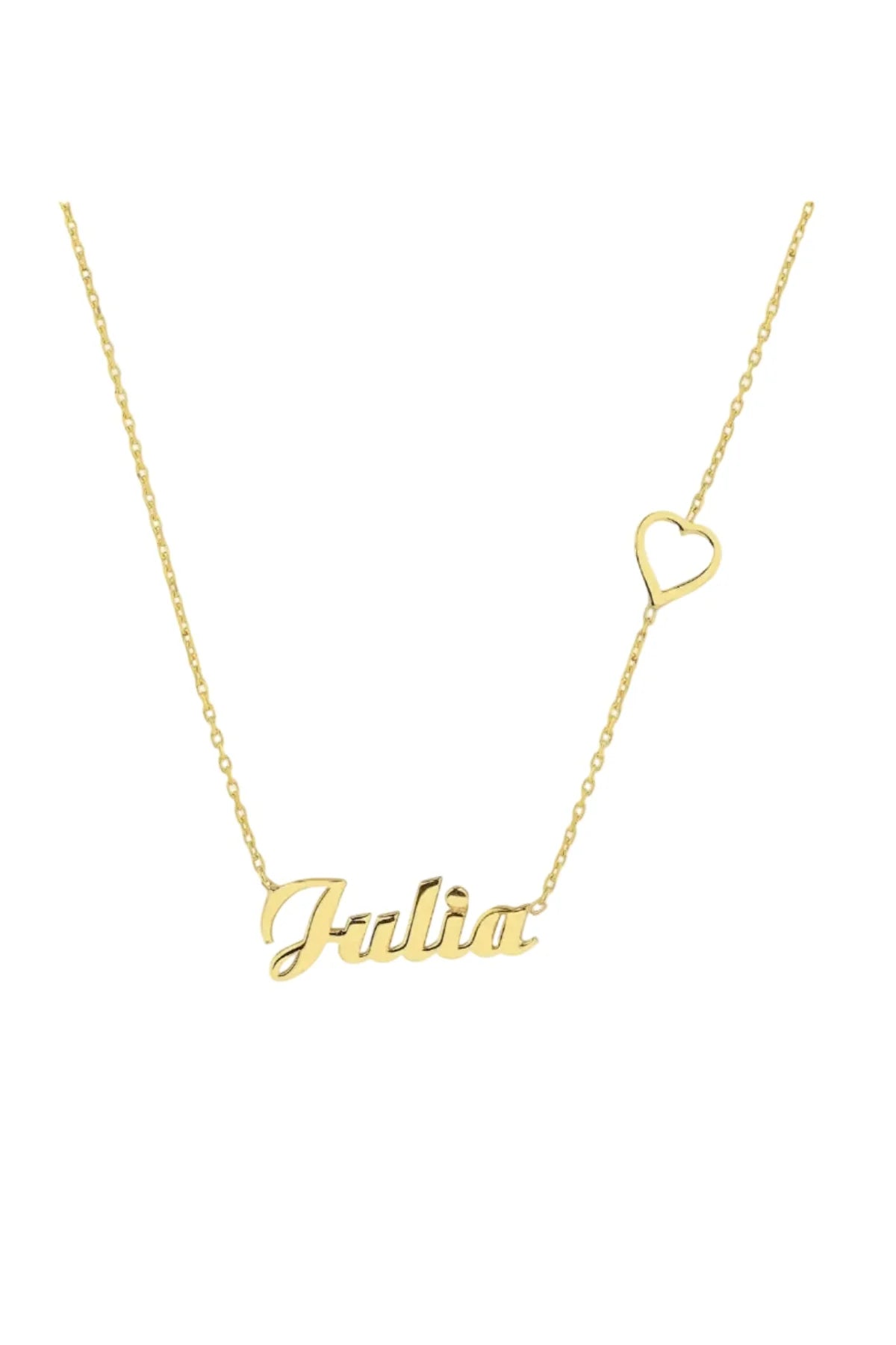 HEART - Kalpli İsim Kolye